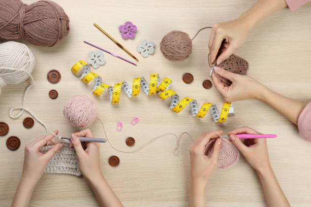Knitting or Crocheting